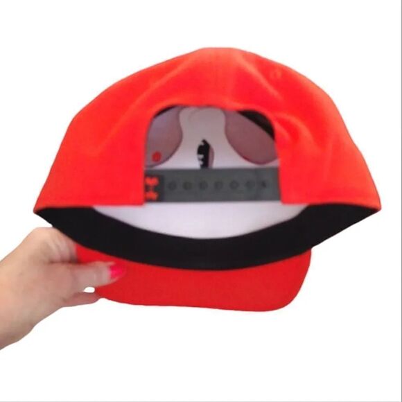 Under Armour Huddle 2.0 Orange Teal Snapback Hat Bundle of 2 - Picture 10 of 15
